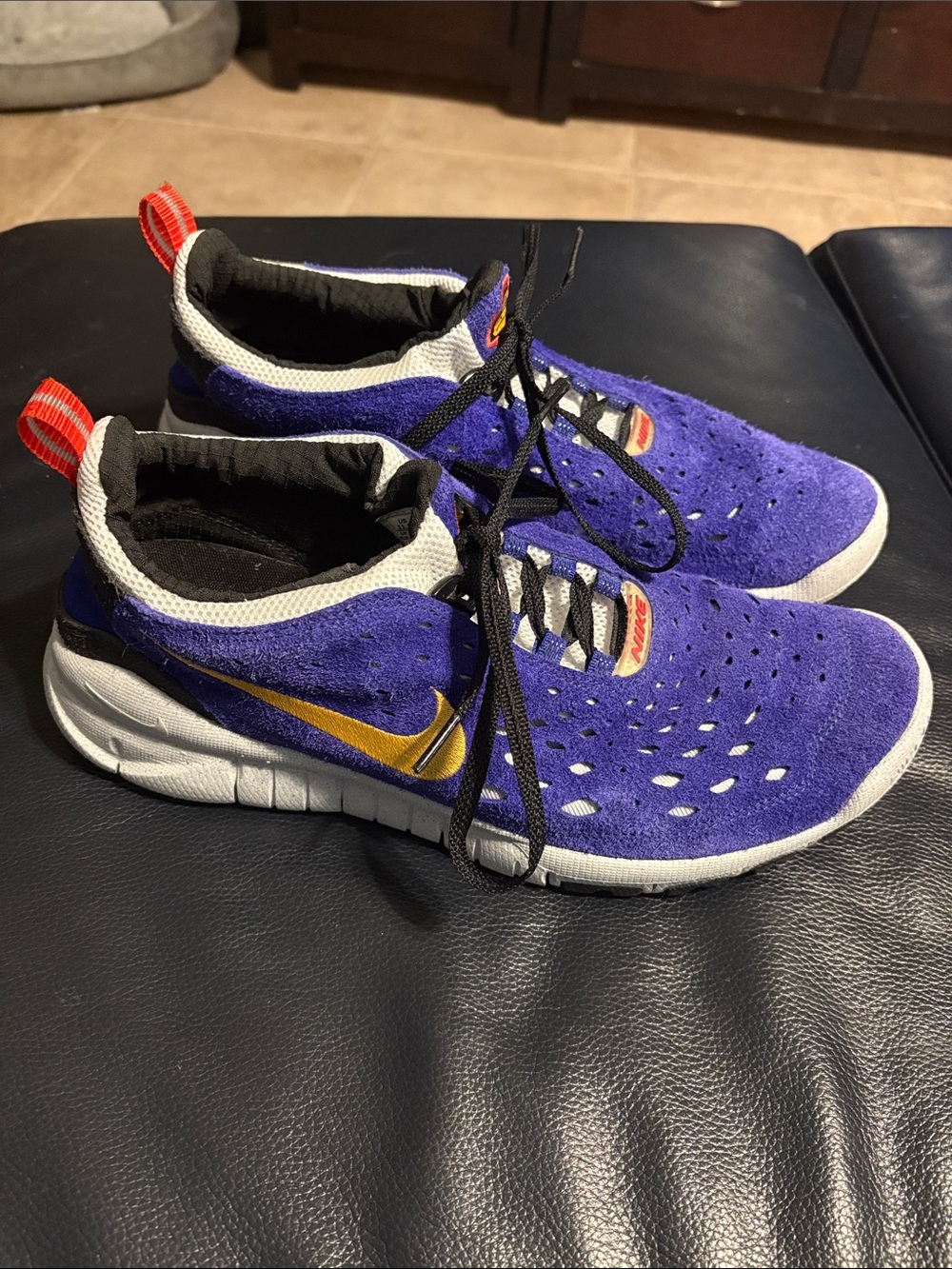 Nike Free Trail 5.0 Athletic Shoes Sneakers Suede CW5814-401